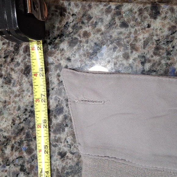 "TWELVE by TWELVE" Women's Sz. L, Gray sweater with ruffles pleats and flares. - Picture 11 of 13